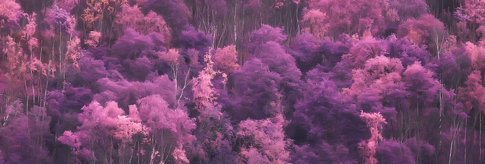 pink nature landscape, spring background flowers park outdoors