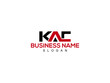 Alphabet KAC Logo Letter Vector For Business