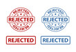 rejected rubber stamp