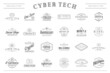 © ckybe - Big Set of Vector Cyber Security Identity Badges and Signs