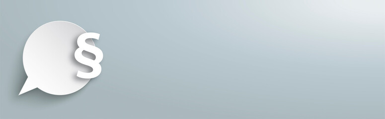 Wall Mural - circle speech bubble paragraph header