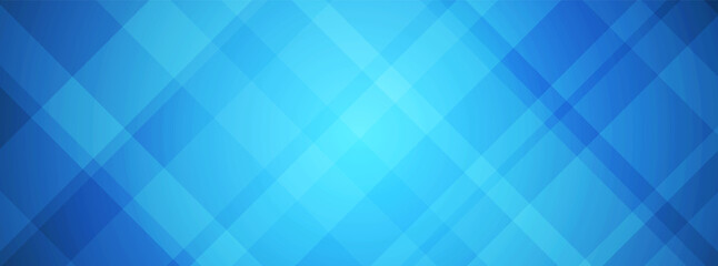 Wall Mural - abstract blue overlapping rectangle background