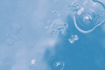 Wall Mural - abstract blurred background with water