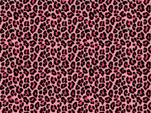Pink Leopard Skin Print. Animal Decorative Pattern Design For Textile, Paper And Clothes.