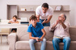 © Elnur - Three generations at home during pandemic