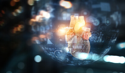Wall Mural - moderm medicine. cardiology