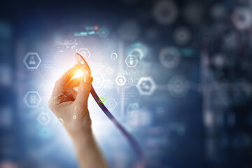 Wall Mural - innovative technologies in science and medicine