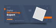 © Asad - Digital marketing facebook cover social media post and banner template