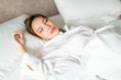 © topntp - portrait beautiful woman sleeping on bed