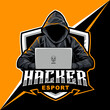 © Ilhustrator - hacker mascot illustration for sports and esports logo