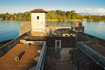 Sticker - Spanish colonial fort at the entrance to Lake Izabal.