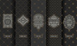 © Extezy - Vector set of design elements labels, icon, logo, frame, luxury packaging for the product