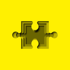 Leinwandbilder - A lot of piece flat puzzle presentation. Many step puzzles business background. Simple pattern. Section compare service banner. puzzle illustration template simple shape. Abstract Background