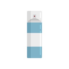 Canvas Print - Survival spray bottle icon flat isolated vector