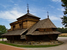 Miniature Of The Orthodox Church In Rudka (Subcarpathian Voivodeship) Of The Dormition Of The Blessed Virgin Mary From 1693.