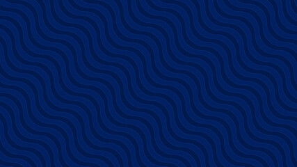 Abstract wavy background. Thin lines on blue