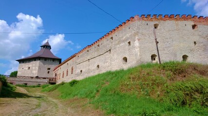 Wall Mural - The rampart and the moat of Medzhybizh Castle, Ukraine