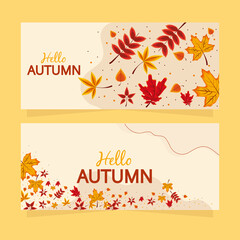 Poster - autumn season banners