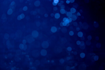 Abstract blue bokeh