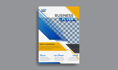 Corporate business annual template and brochure template design