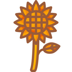 sunflower Two Tone icon