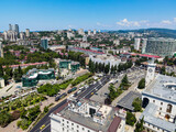 Fototapeta Miasto - Sochi aerial panoramic view, Russia