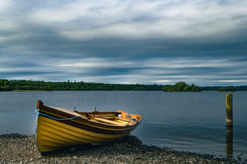 boat on the lake