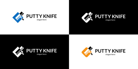 Trendy putty knifes logo