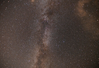 Wall Mural - beautiful bright milky way galaxy on the dark sttary sky. space, astronomical background. cosmos wal