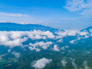 Canvas Print - Clouds on the mountains, Jing'an, Jiangxi 