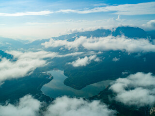 Canvas Print - Clouds on the mountains, Jing'an, Jiangxi 