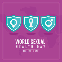 Wall Mural - world sexual health day