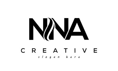 Letter NNA creative logo design vector