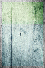 Wall Mural - Vertical shot of dual-toned dirty and scratched natural wooden background with copy space