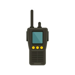 Poster - Walkie talkie communication icon flat isolated vector