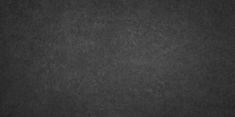 Wall Mural - black wall texture for background, dark concrete or cement floor old black with elegant vintage dist