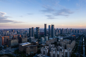 Poster - Aerial view of modern city