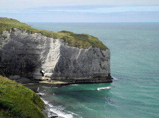 Poster - Kreideküste bei Etretat, Normandie