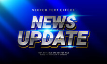 News Update Editable Text Style Effect Themed News Report