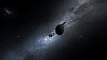 Voyager 1 In Space, The Most Distant Object, Voyager 1, Voyager Probe Outside The Solar System 3d Render