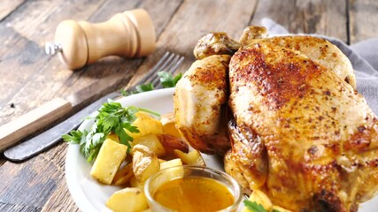 Wall Mural - roasted chicken