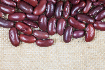 Wall Mural - Red beans background.