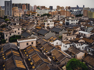 Sticker - Aerial shot of the cityscape