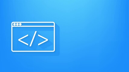 Open Source icon. Open Source symbol design from. Motion graphics.