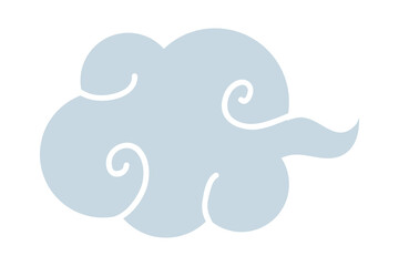 Poster - Japanese cloud icon