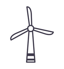 Sticker - wind turbine icon