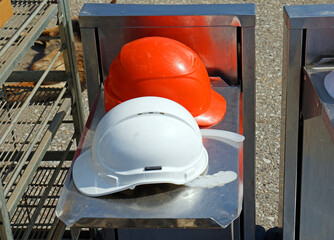 Protective helmets for construction industry