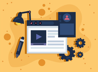 website template design