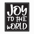 © nurfa - joy to the world black letter quote