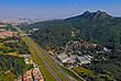 Vista aérea do Pico do Jaraguá. São Paulo